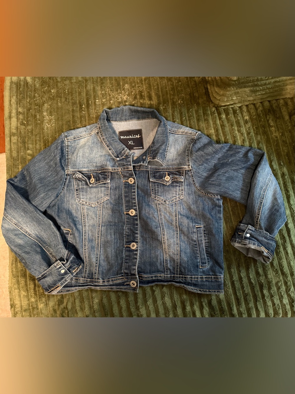Women’s XL Maurice’s Denim Jean Jacket Cropped